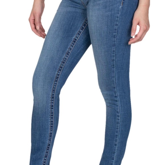 Seven7 Womens High Rise Tummyless Jeans 